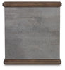 Kallenny End Table; Brown/Gray