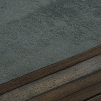 Kallenny  Square Cocktail Table; Brown/Gray
