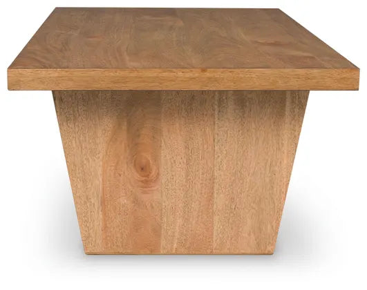 Kristiland Rectangular Cocktail Table;Light Brown