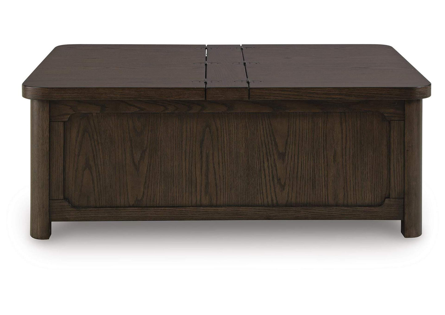 Breckington Coffee Table With Storage;Dark Brown
