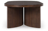 Korestone Oval Cocktail Table;Dark Brown