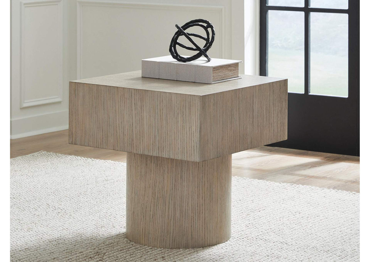 Jorielyn Square End Table;Light Grayish Brown