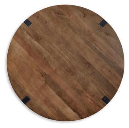 Hanneforth Coffee Table;Brown/Black