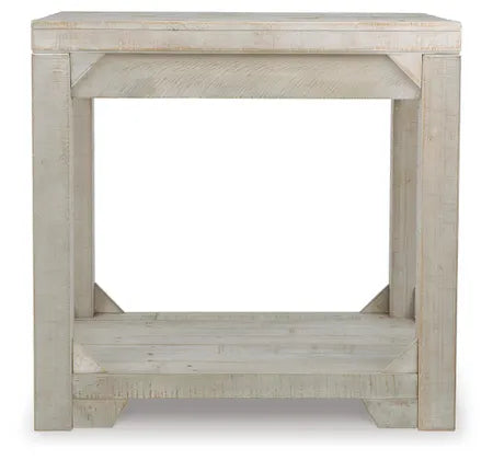 Fregine Rectangular End Table;Whitewash