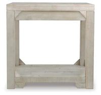 Fregine Rectangular End Table;Whitewash