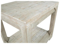 Fregine Rectangular End Table;Whitewash