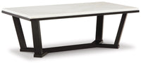 Fostead Rectangular Cocktail Table;Espresso