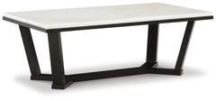 Fostead Rectangular Cocktail Table;Espresso