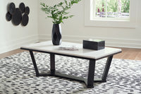 Fostead Rectangular Cocktail Table;Espresso