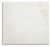 Fostead Square End Table;White/Espresso