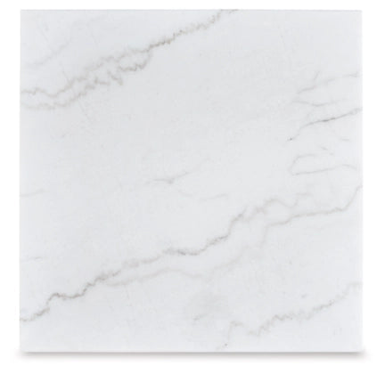 Loyaska Square End Table;Brown/Ivory