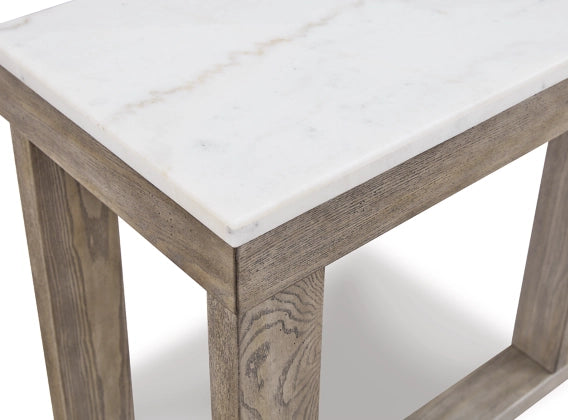 Loyaska Sofa Table;Brown/Ivory