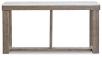 Loyaska Sofa Table;Brown/Ivory