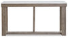 Loyaska Sofa Table;Brown/Ivory