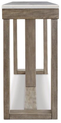 Loyaska Sofa Table;Brown/Ivory