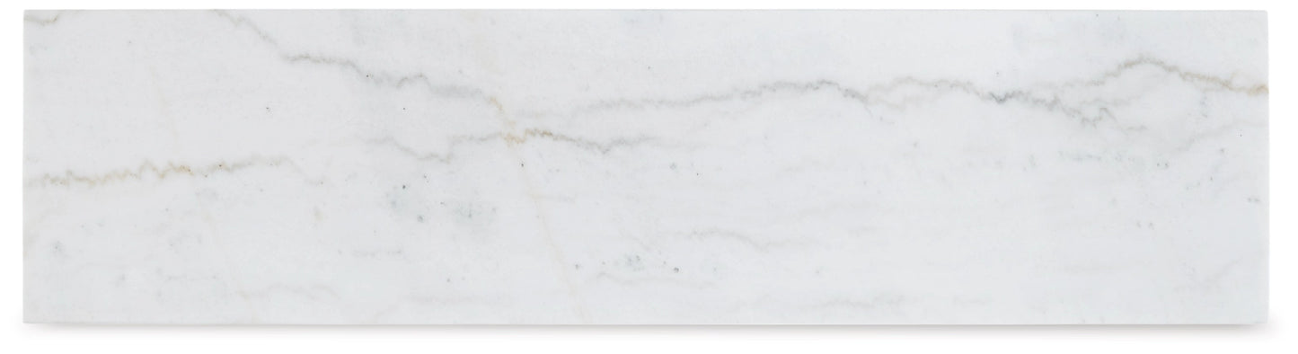 Loyaska Sofa Table;Brown/Ivory