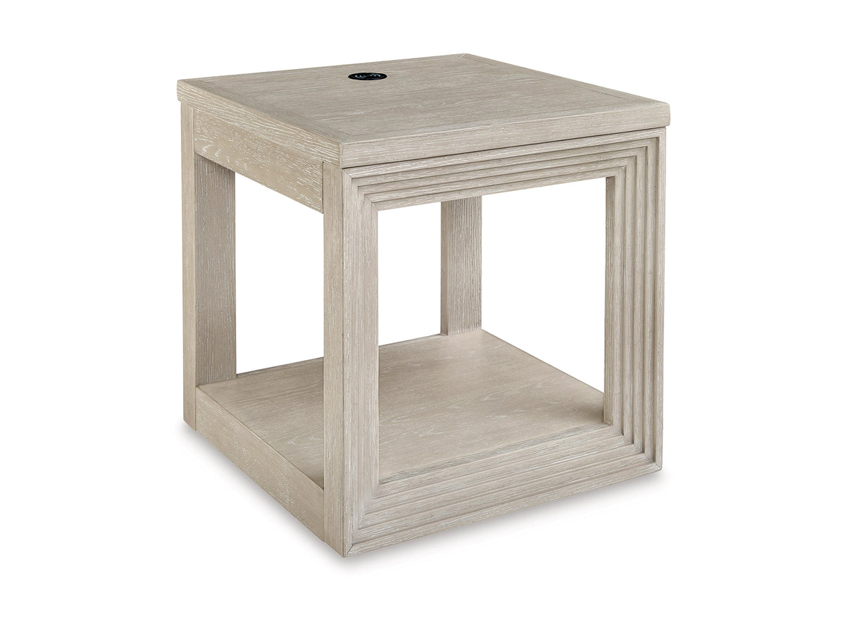 Marxhart End Table;Bisque