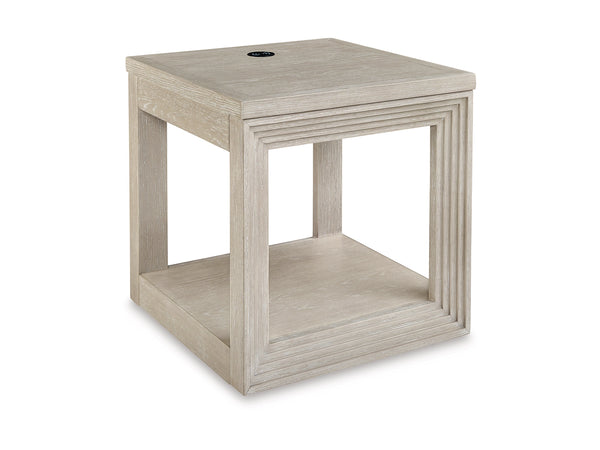 Marxhart End Table;Bisque