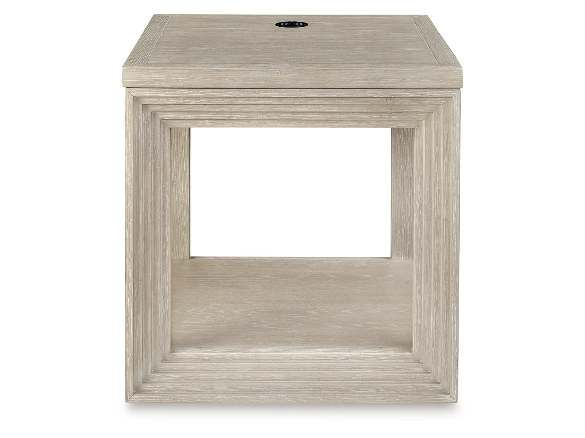 Marxhart End Table;Bisque