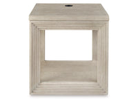 Marxhart End Table;Bisque