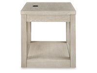 Marxhart End Table;Bisque