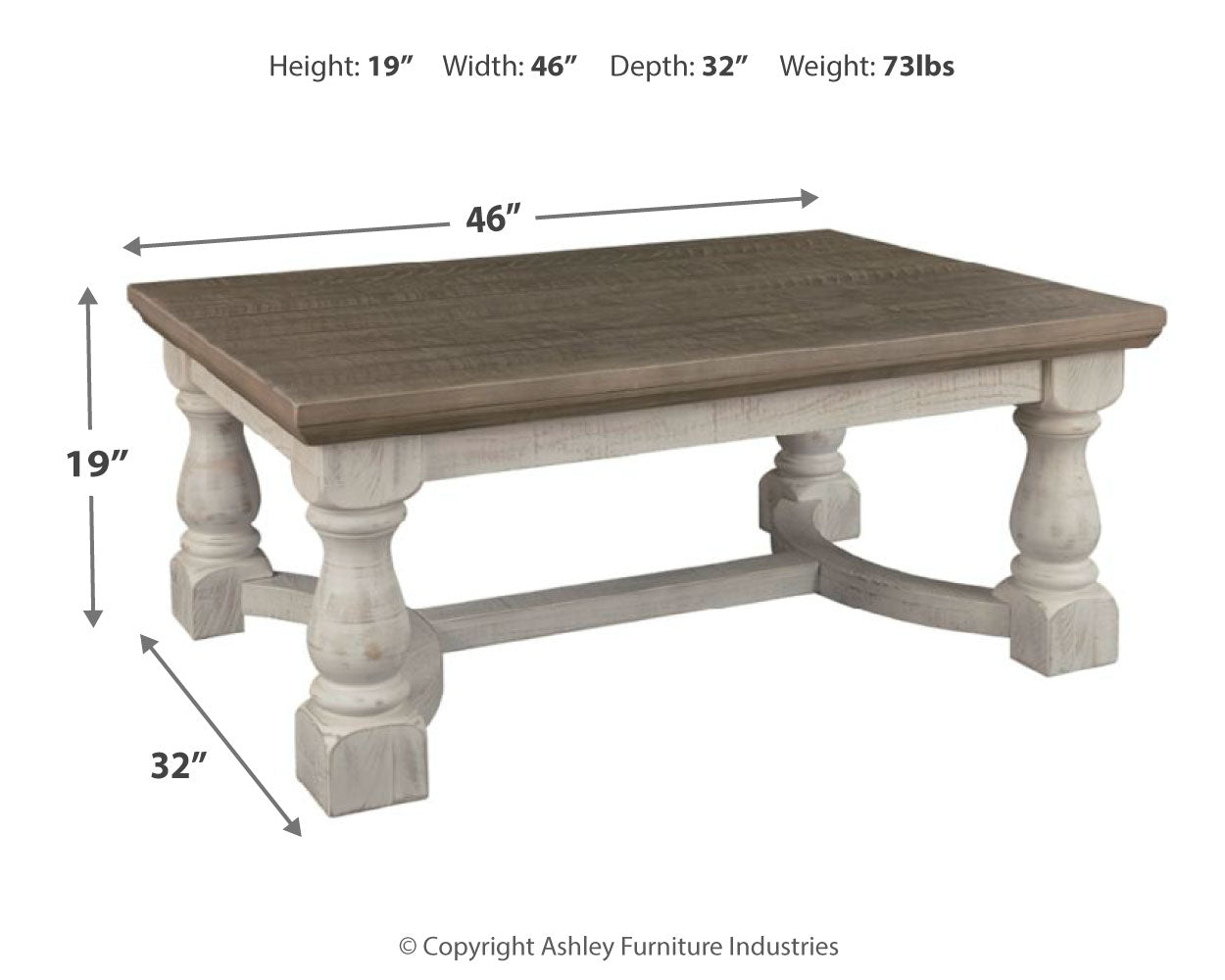 Havalance Coffee Table - Ashley Furniture - Brunei