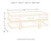 Stanah Coffee Table with Lift Top