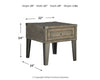 Chazney Rectangular End Table