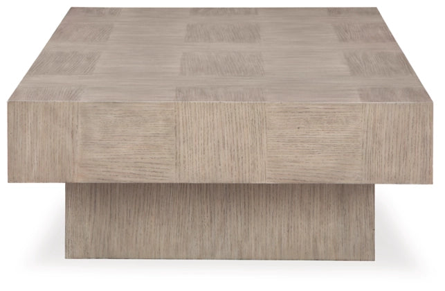 Jorlaina Rectangular Cocktail Table; Light Grayish Brown