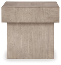 Jorlaina Square End Table;Light Grayish Brown