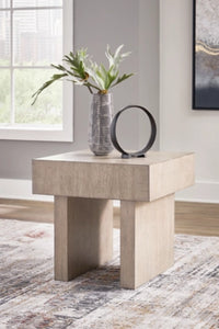 Jorlaina Square End Table;Light Grayish Brown