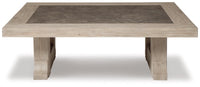Hennington Rectangle Cocktail Table - Light Brown