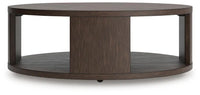 Neo Coffee Table;rich brown