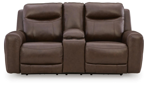 Gravier Power Reclining Loveseat with Console