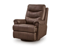 Dolinger Swivel Glider Recliner;Espresso