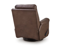 Dolinger Swivel Glider Recliner;Espresso