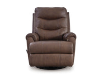 Dolinger Swivel Glider Recliner;Espresso