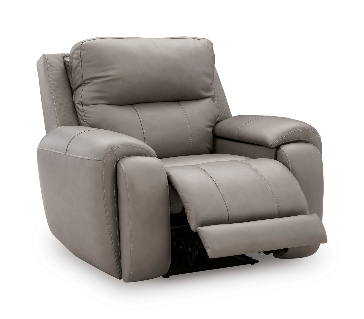 Trendsetter Power Recliner with Audio Seating;Ash