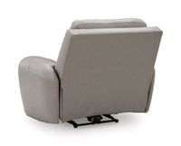 Trendsetter Power Recliner with Audio Seating;Ash