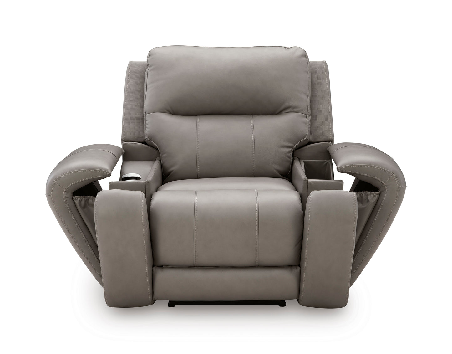 Trendsetter Power Recliner with Audio Seating;Ash