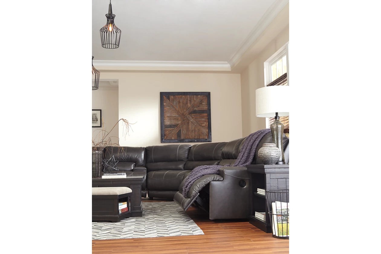 McCaskill 3Piece Power Reclining Sectional and Power Reclining Sofa