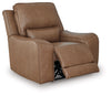 Silverbrooke PWR Recliner/ADJ Headrest; Caramel