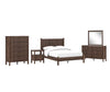 Cadmori King Panel Bed Set; Brown