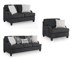 Bralynn Sofa Set; Steel