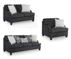 Bralynn Sofa Set; Steel