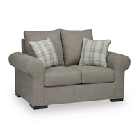 Lerason Loveseat and Sofa;Stone