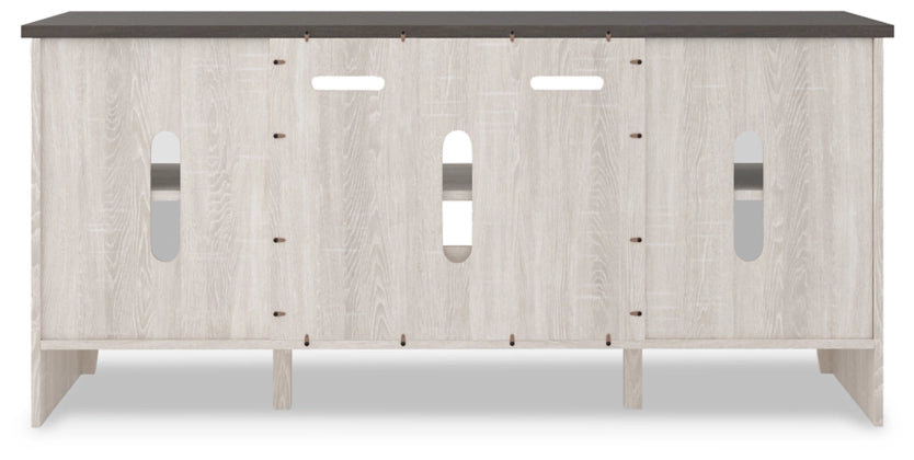 Dorrinson LG TV Stand with Fireplace Option