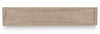 Jorlaina Extra Large TV Stand;Light Brown