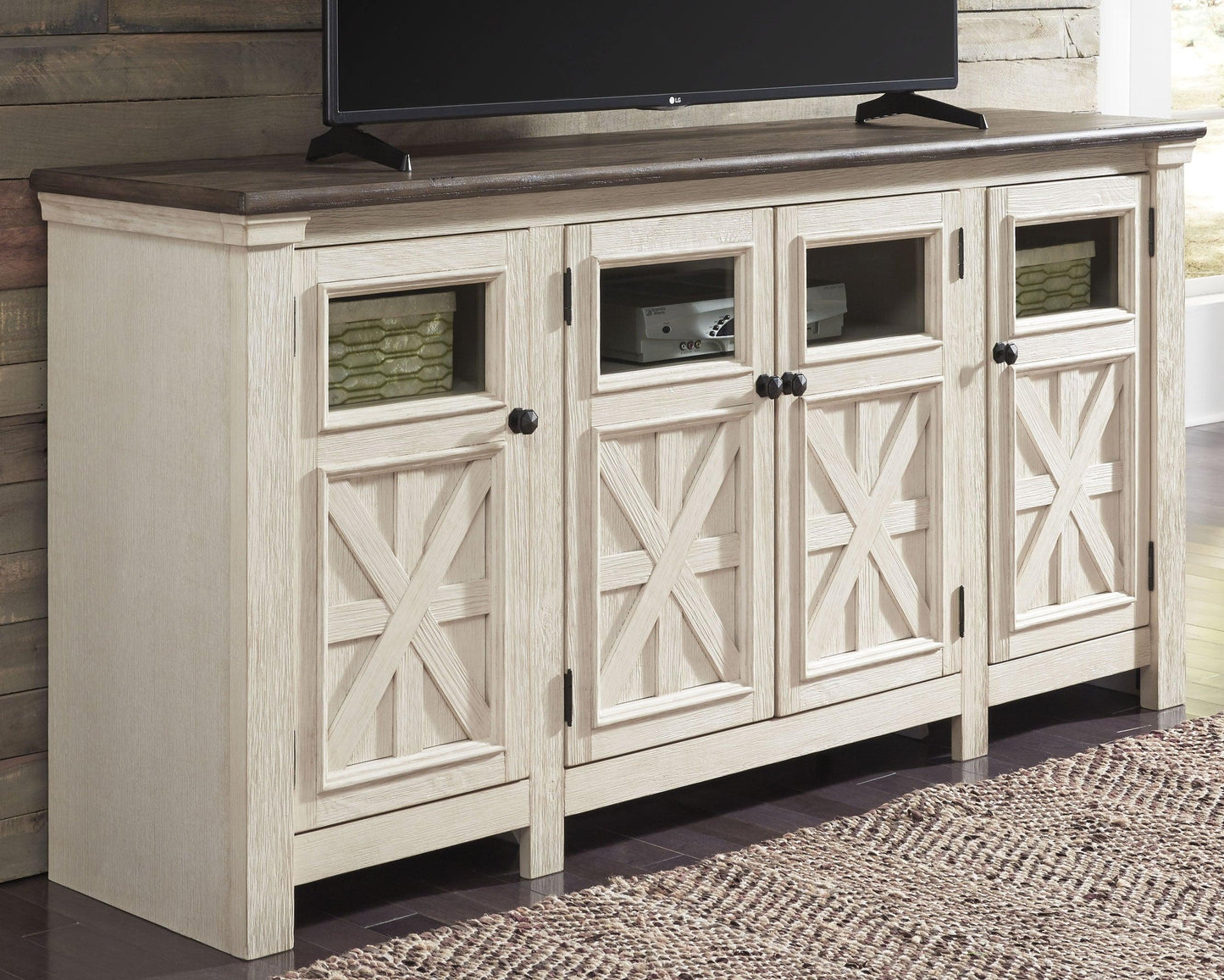 Bolanburg 74" TV Stand - Ashley Furniture - Brunei