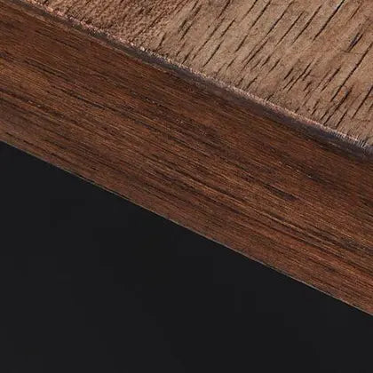 Wildenauer XL TV Stand w/Fireplace Option;Brown/Black
